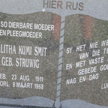 SMIT Talitha Kumi nee STRUWIG 1911-1968
