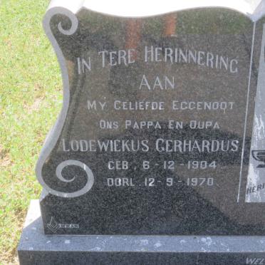 TOIT Lodewiekus Gerhardus, du 1904-1970 &amp; Magdalena Maria BLOM 1925-1998