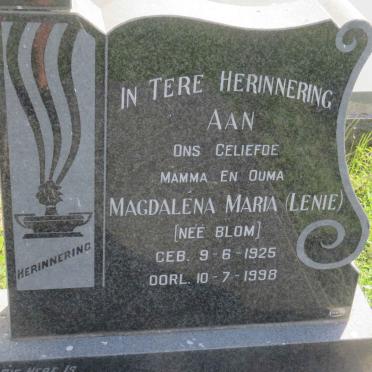 TOIT Lodewiekus Gerhardus, du 1904-1970 &amp; Magdalena Maria BLOM 1925-1998