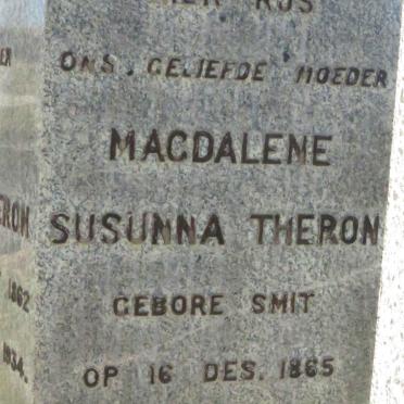 THERON David Carl 1862-1934 &amp; Magdalene Susunna SMIT 1865-1947