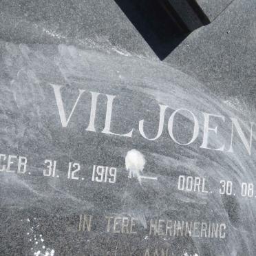 VILJOEN ? 1919-1994 :: VILJOEN Tina 1919-2007 
