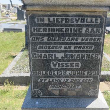 VISSER Charl Johannes -1930 &amp; Hester Aletta LOUW -1928 :: VISSER Cornelius Hercules -1928