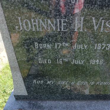 VISSER Johnnie H. 1873-1946