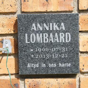 LOMBAARD Annika 1996-2013