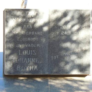 BOTHA Louis Johannes 1905-1975
