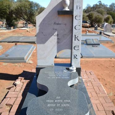 BECKER Nicolaas Ben 1952-2000