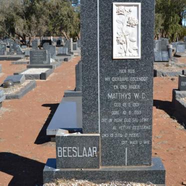 BEESLAAR Matthys W.C. 1901-1959