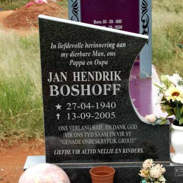 BOSHOFF Jan Hendrik 1940-2005