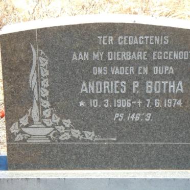 BOTHA Andries P. 1906-1974