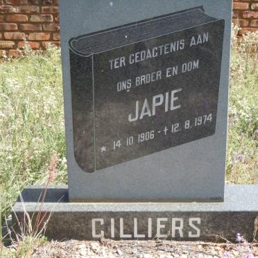 CILLIERS Japie 1906-1974