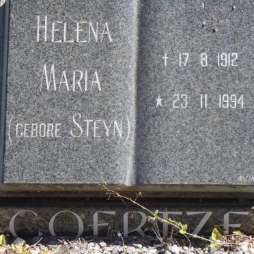 COERTZE Helena Maria nee STEYN 1912-1994