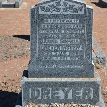 DREYER Anna Sophia nee VISSER 1896-1953