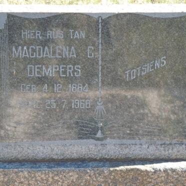 DEMPERS Magdalena G. 1884-1968