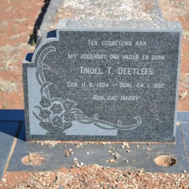 DEETLEFS Tindel T. 1904-1957