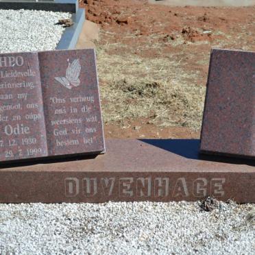 DUVENHAGE H.P.O. 1930-1999