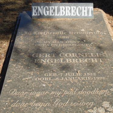ENGELBRECHT Gert Cornelis 1922-1998