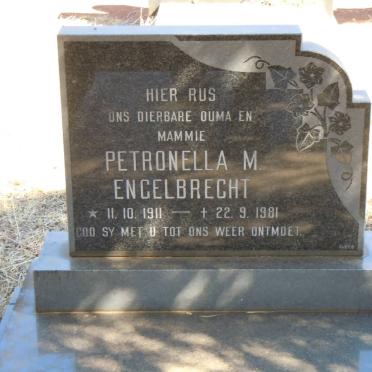 ENGELBRECHT Petronella M. 1911-1981