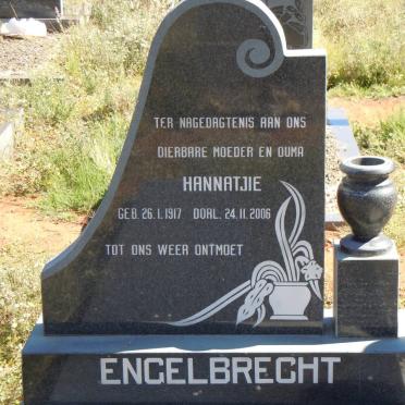 ENGELBRECHT Hannatjie 1917-2006