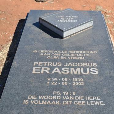 ERASMUS Petrus Jacobus 1940-2002