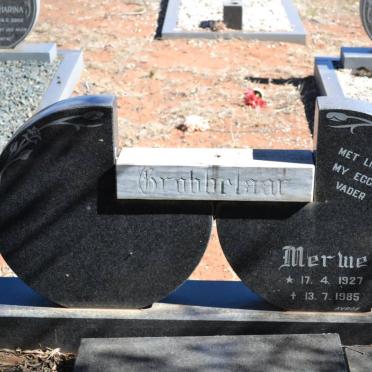 GROBBELAAR Merwe 1927-1985
