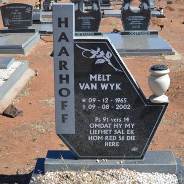 HAARHOFF Melt van Wyk 1965-2002