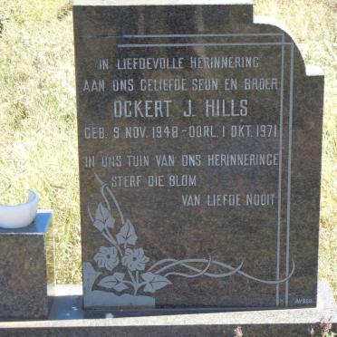HILLS Ockert J. 1948-1971