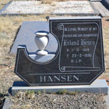 HANSEN Erland Henry 1904-1990