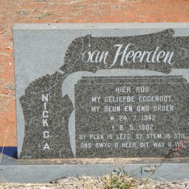 HEERDEN Nick C.A., van 1942-1982