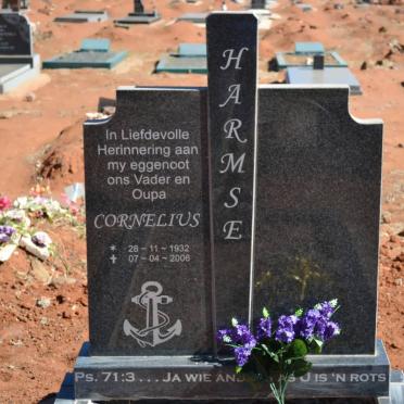 HARMSE Cornelius 1932-2006