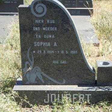 JOUBERT Sophia A. 1904-1989