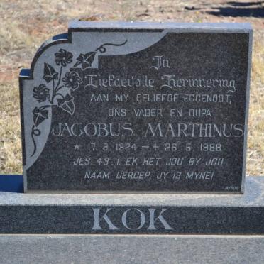 KOK Jacobus Marthinus 1924-1988