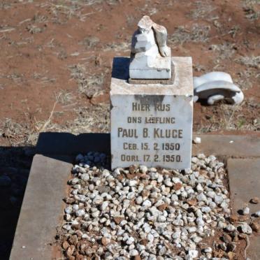 KLUGE Paul B. 1950-1950