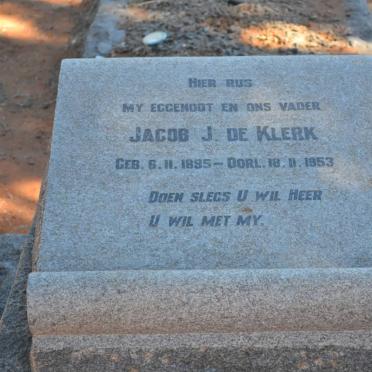 KLERK Jacob J.,de 1895-1953