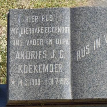 KOEKEMOER Andries J.C. 1908-1973