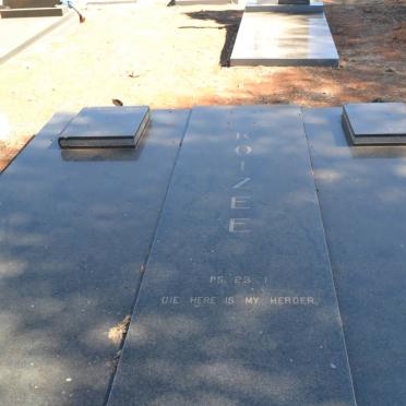 KOTZEE Henry George 1914-2001 &amp; Christina Alida 1919-1994 _1