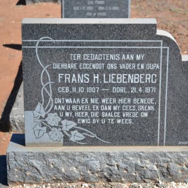 LIEBENBERG Frans H. 1907-1971