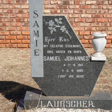 LAUBSCHER Samuel Johannes 1911-1985
