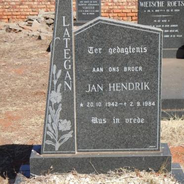 LATEGAN Jan Hendrik 1942-1984