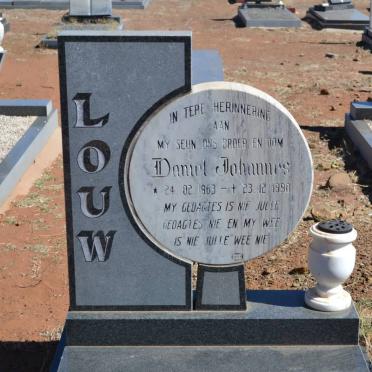 LOUW Daniel Johannes 1963-1998