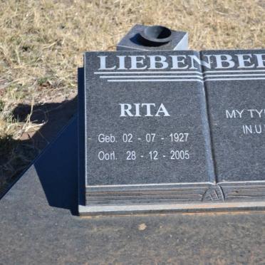 LIEBENBERG Rita 1927-2005