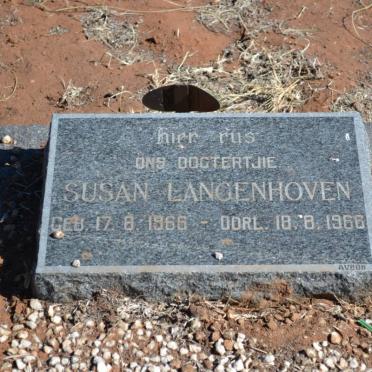 LANGENHOVEN Susan 1966-1966