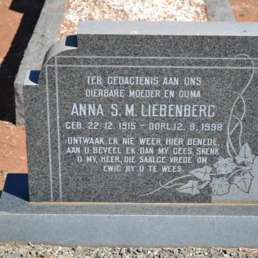 LIEBENBERG Anna S.M. 1915-1998
