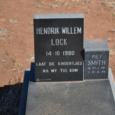 LOCK Hendrik Willem -1980 :: SMITH Piet 1928-1994