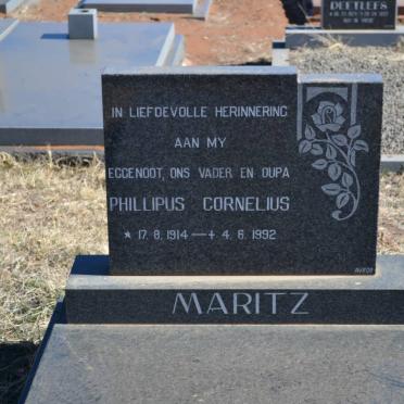 MARITZ Phillipus Cornelius 1914-1992