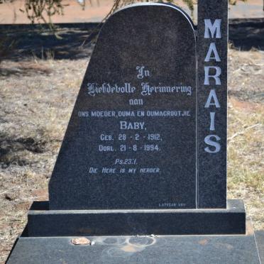 MARAIS Baby 1912-1994