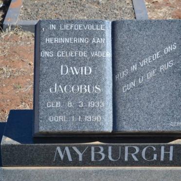 MYBURGH David Jacobus 1933-1990