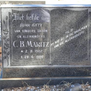 MARITZ C.B. 1902-1986