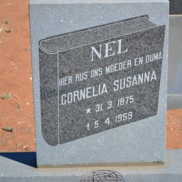 NEL Cornelia Susanna 1875-1959