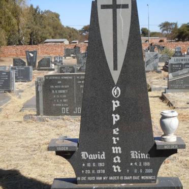 OPPERMAN David 1913-1978 &amp; Rina 1918-2000