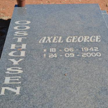 OOSTHUYSEN Axel George 1942-2000